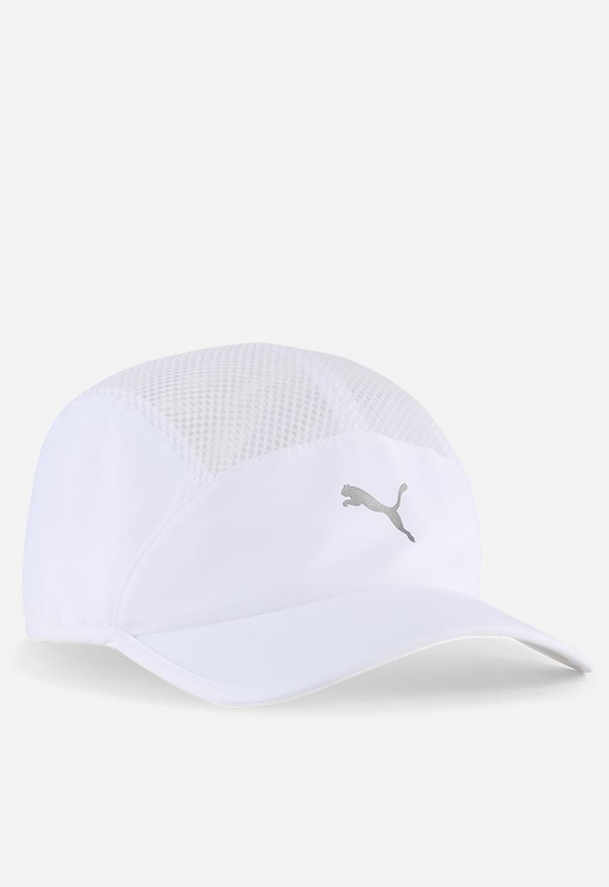 PUMA - Short Visor Mesh 5 Panel Cap - Puma White
