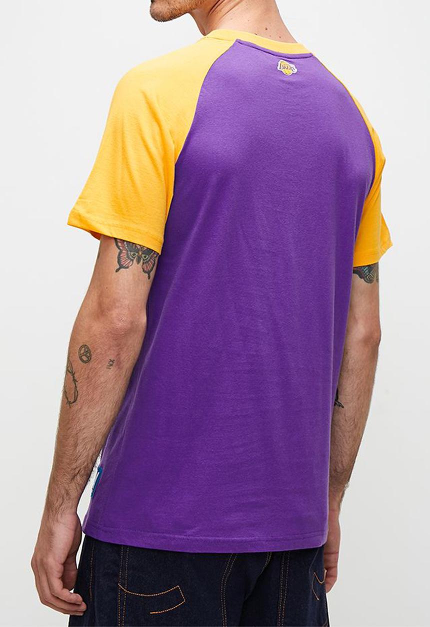 NBA - Nba bold & block T-shirt lakers - purple