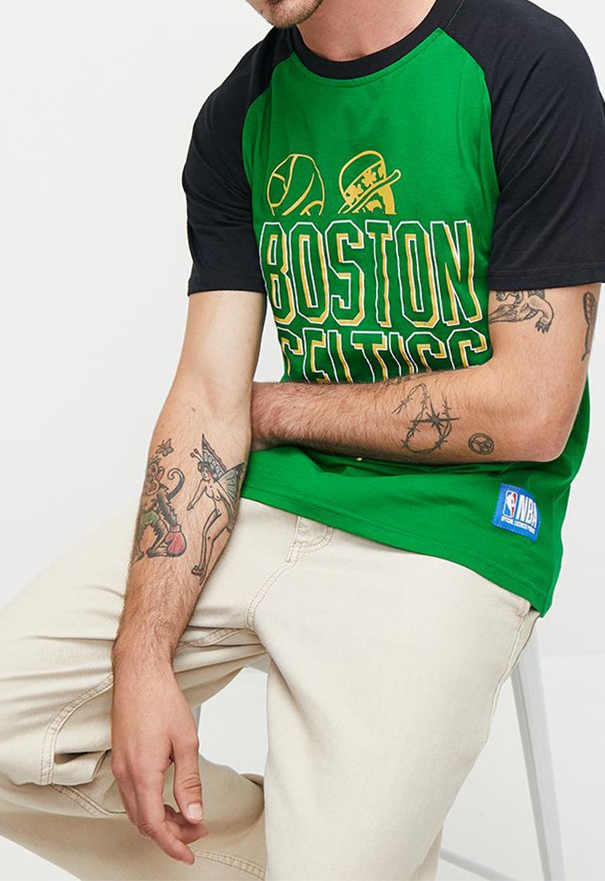 NBA - Nba bold & block T-shirt celtics - green