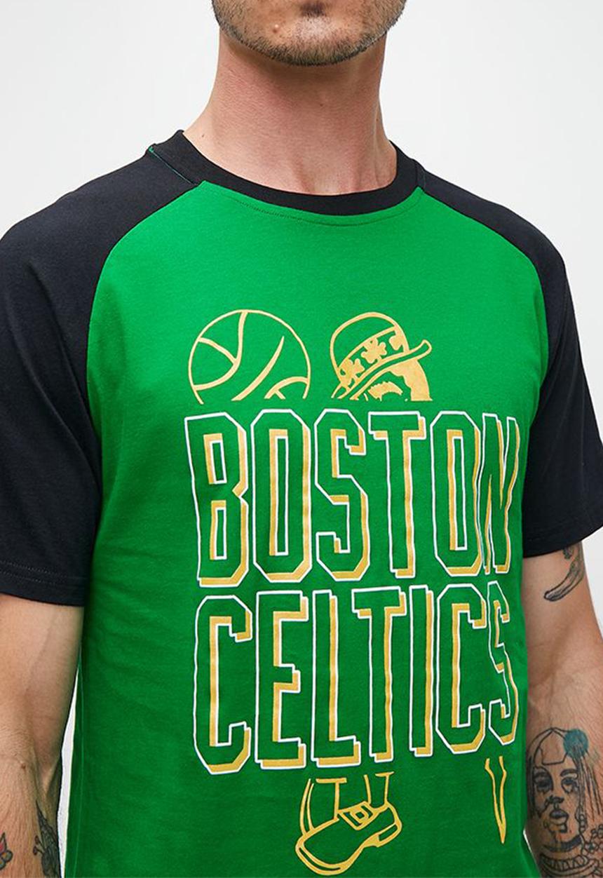 NBA - Nba bold & block T-shirt celtics - green