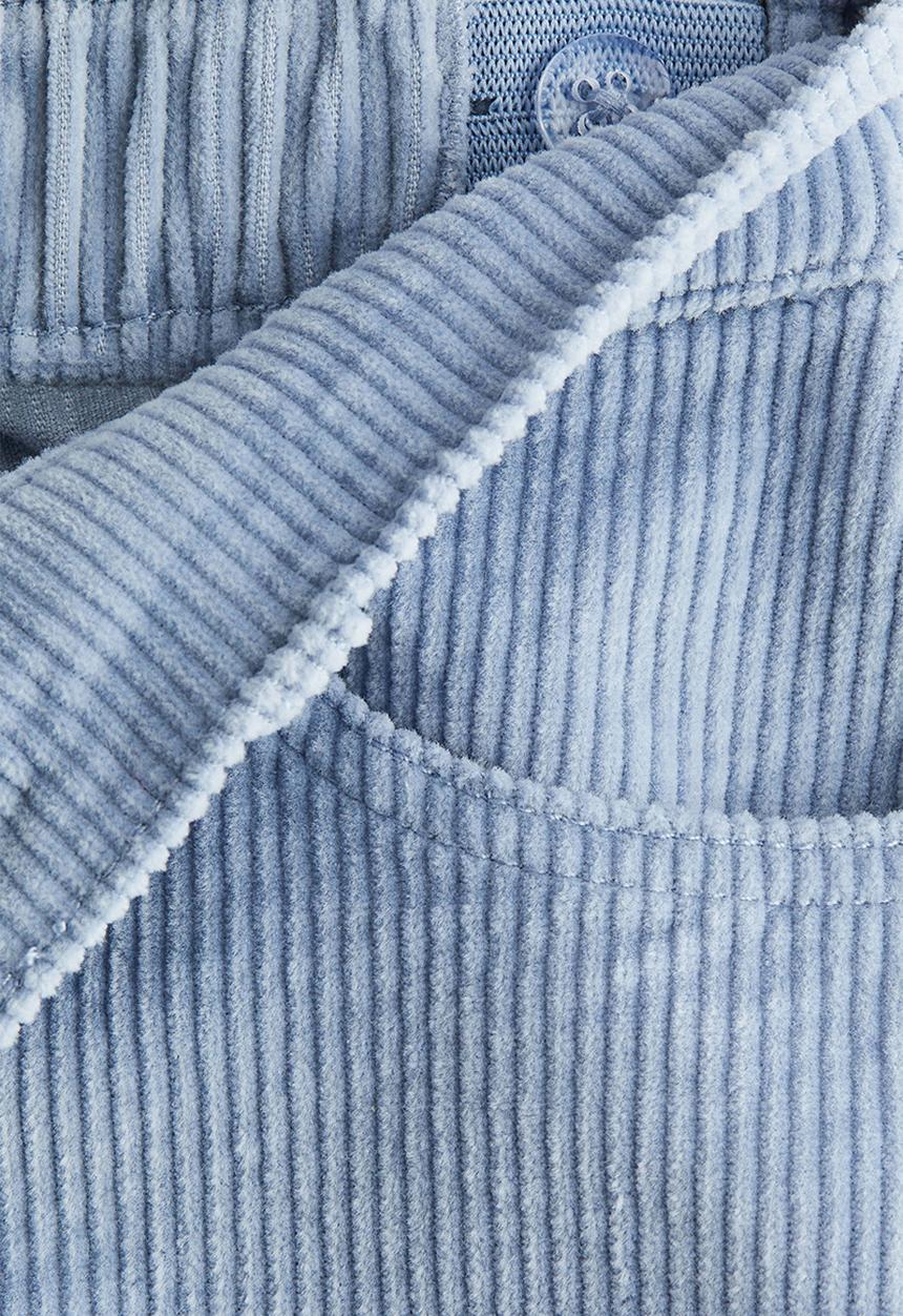 H&M - Corduroy skirt - light denim blue