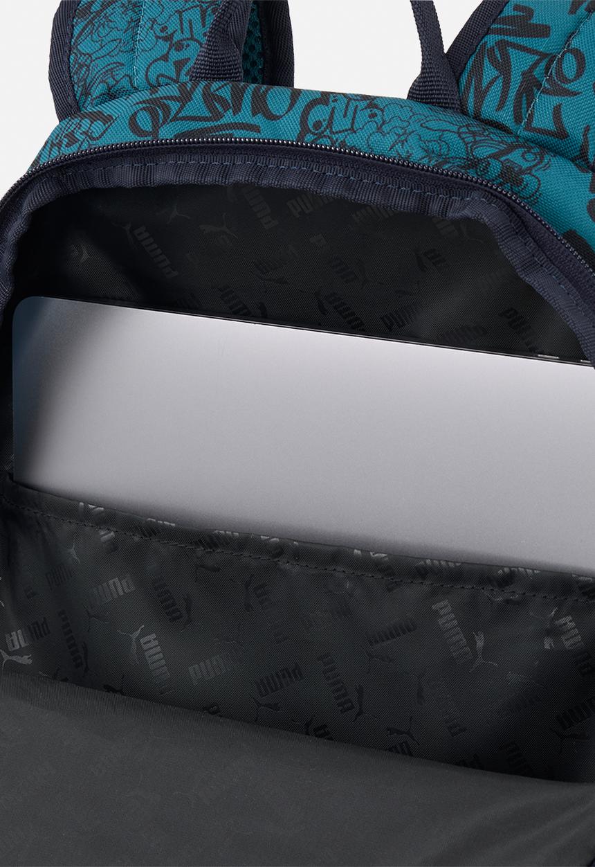 PUMA - Puma Academy Aop Backpack - Emerald Ice-Mid 90'S Aop