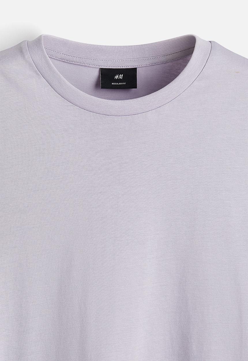 H&M - Regular fit T-shirt - light purple
