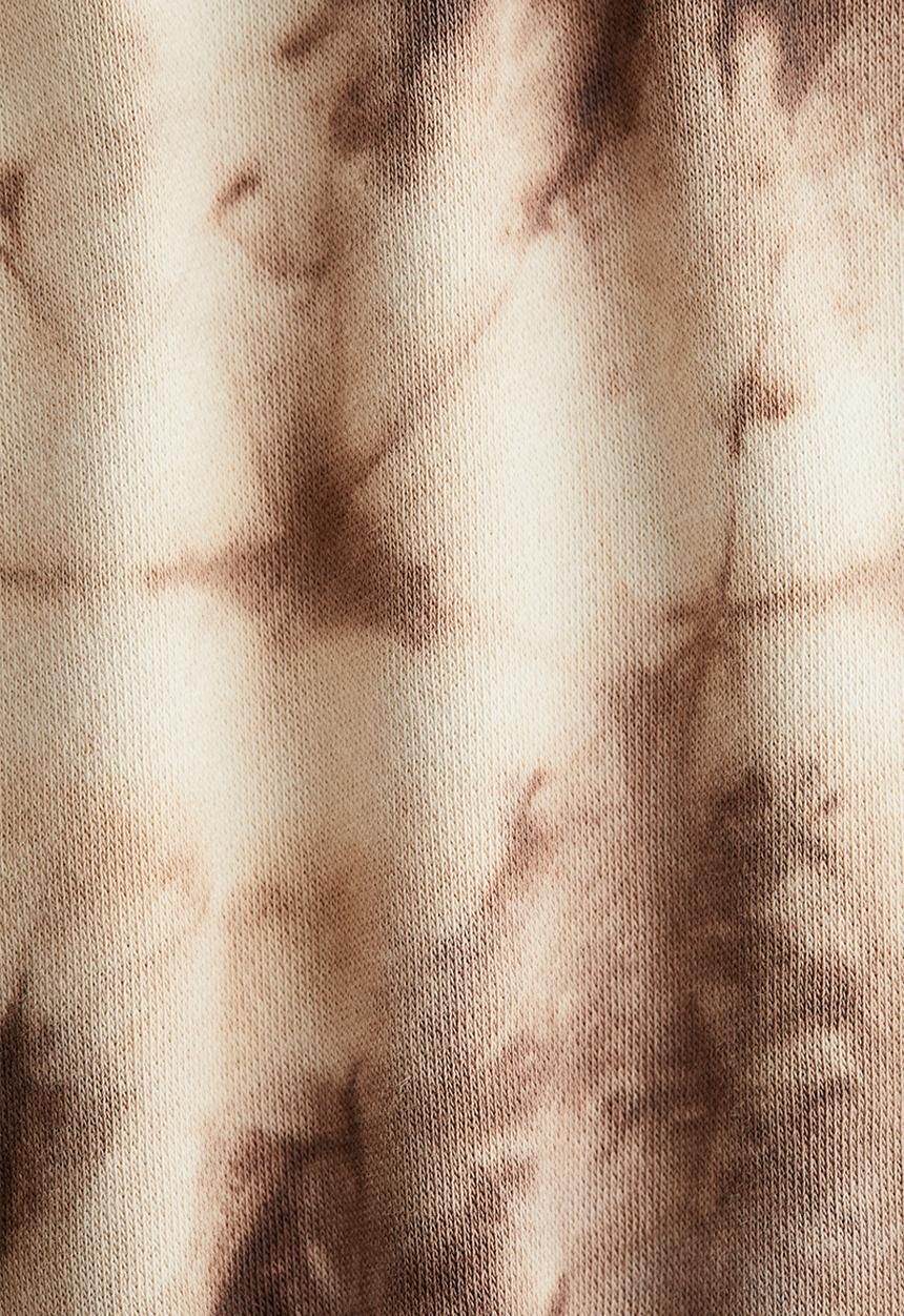 H&M - Printed sweatshirt joggers - light beige/tie-dye