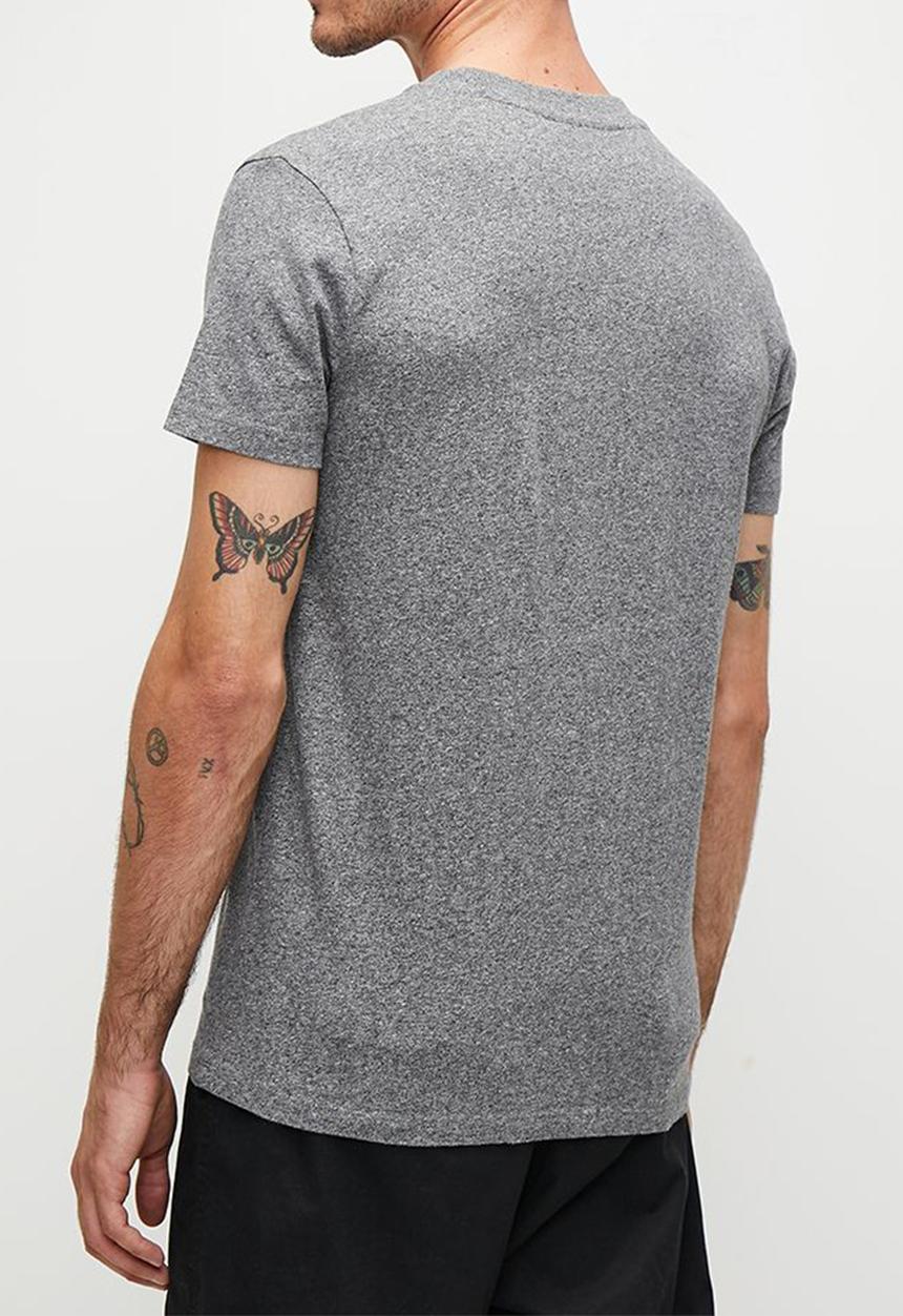 Superdry. - Essential logo emb tee - volcanic black grit