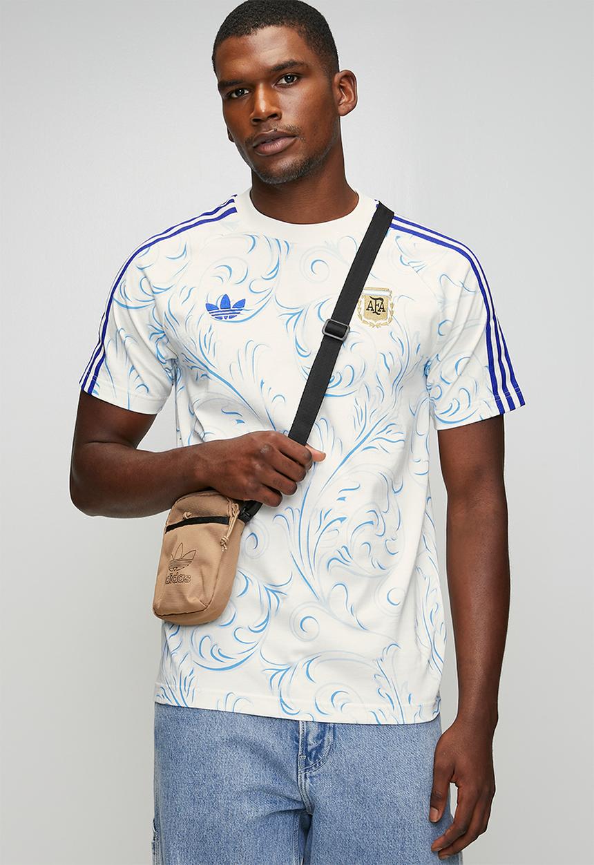 adidas Originals - Argentina AFA Originals AOP T-shirt - Off White