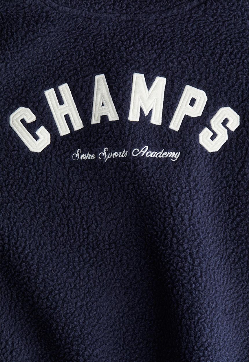 H&M - Teddy sweatshirt - dark blue ca