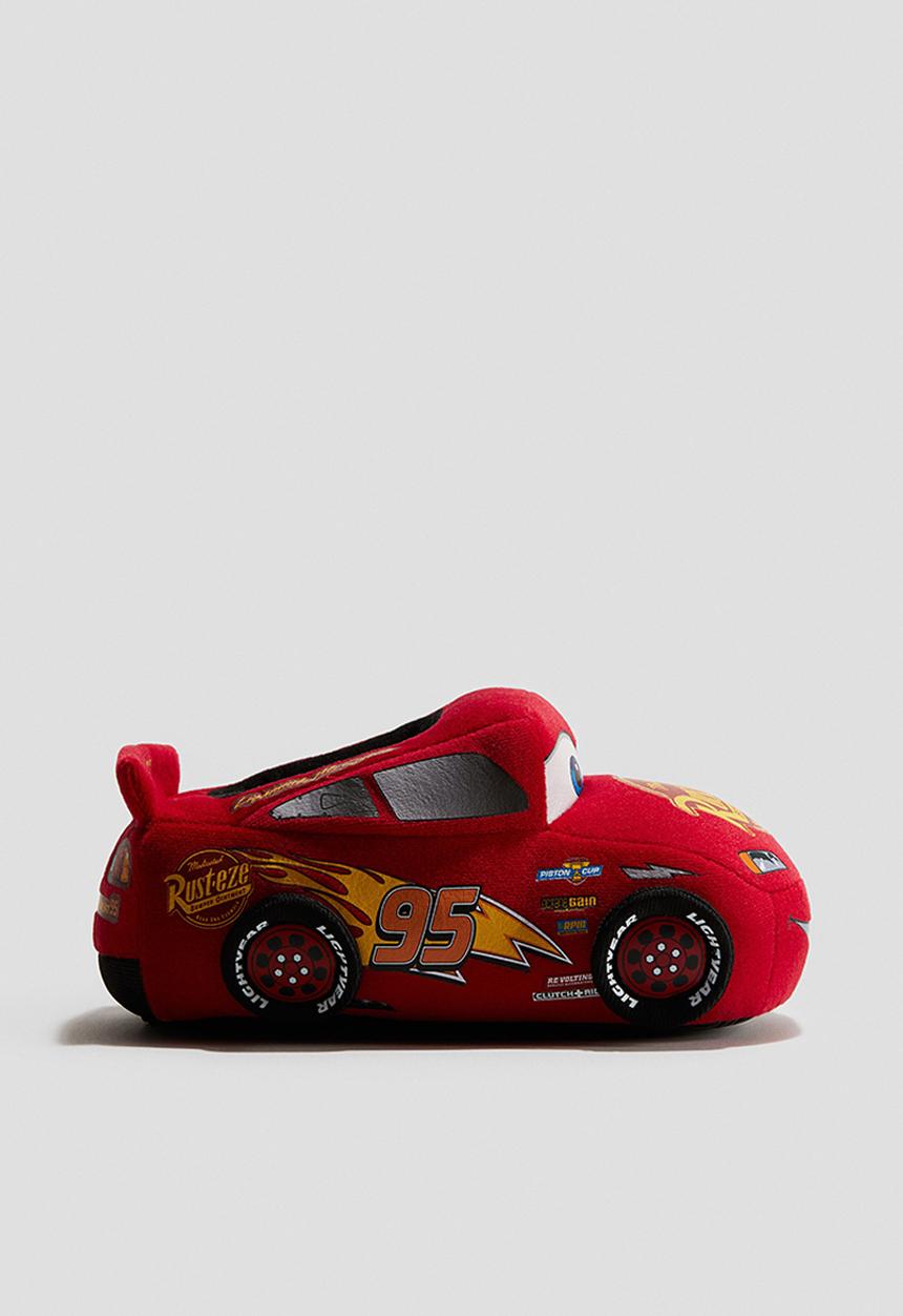 H&M - Soft slippers - red cars 