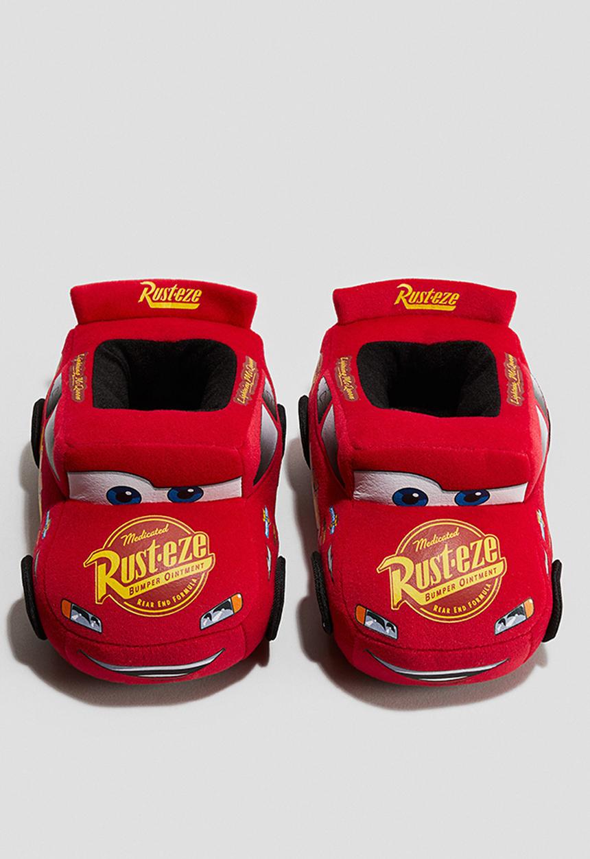 H&M - Soft slippers - red cars 