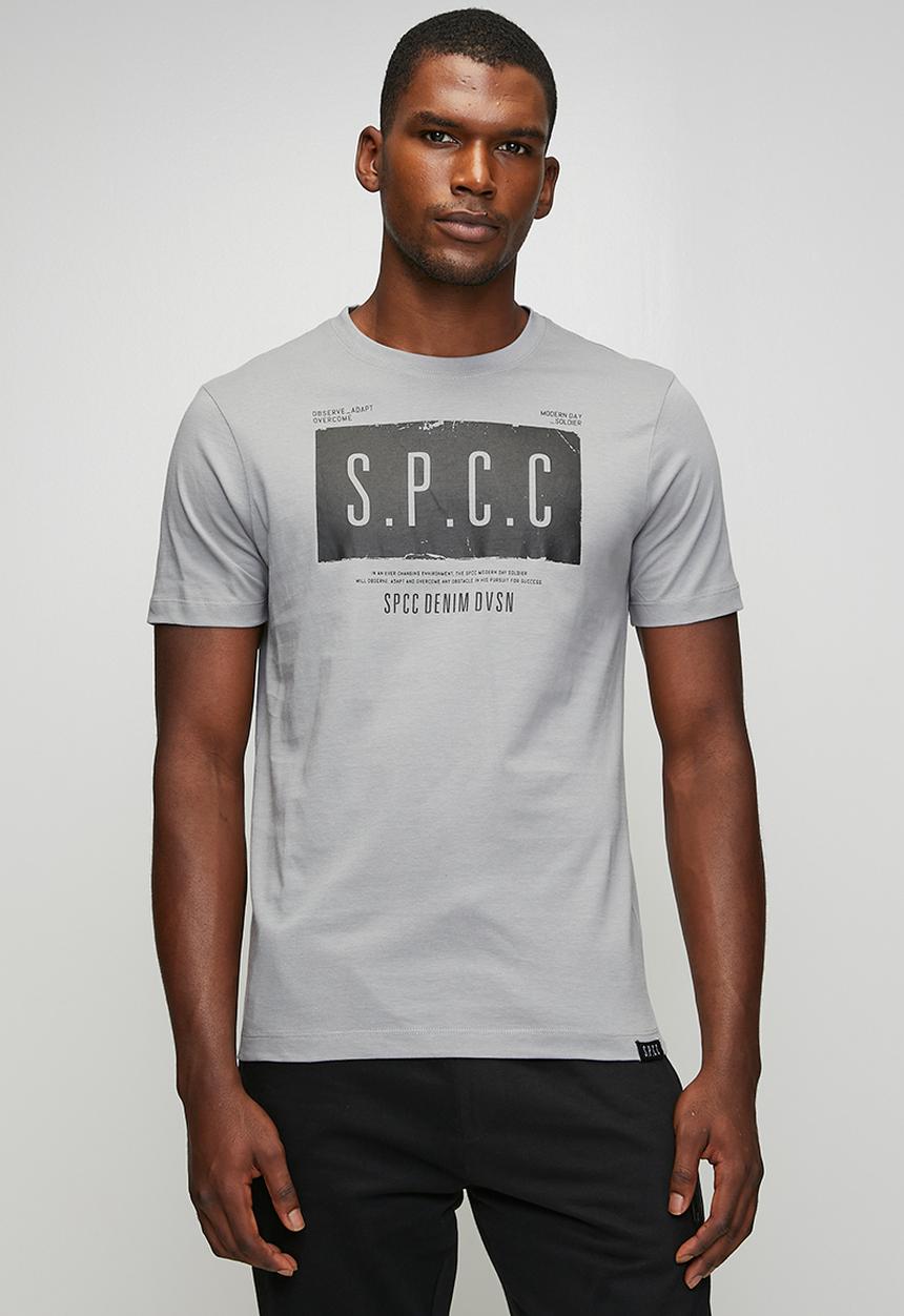 S.P.C.C - Elias Tee  - Mid Grey
