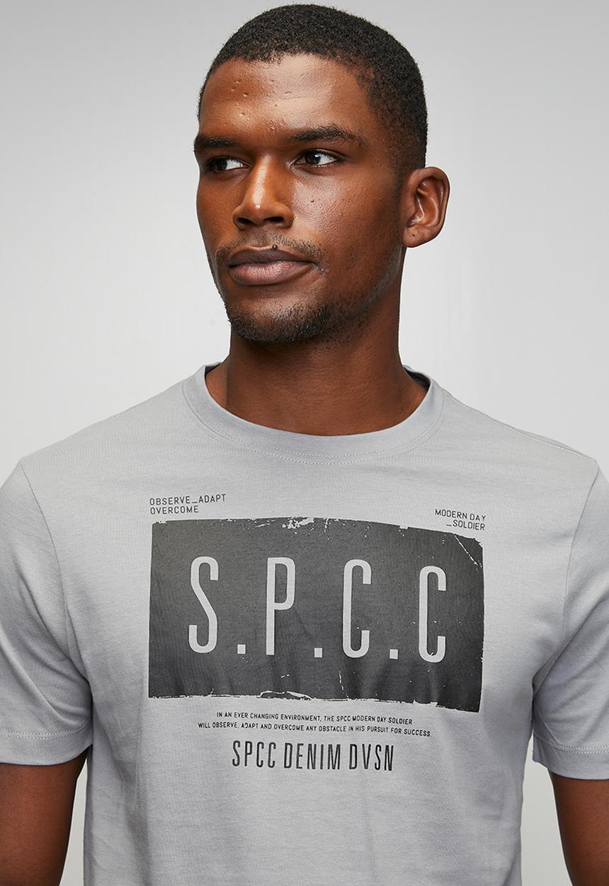 S.P.C.C - Elias Tee  - Mid Grey