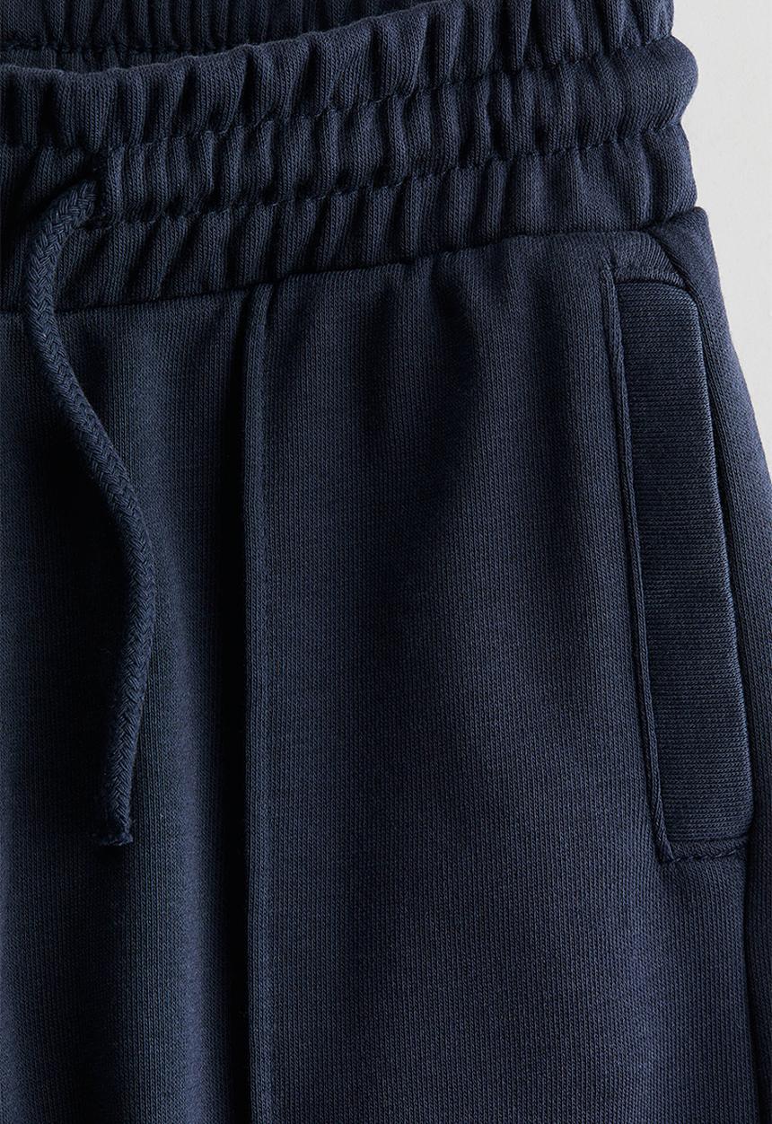 H&M - Crease-leg joggers - navy blue