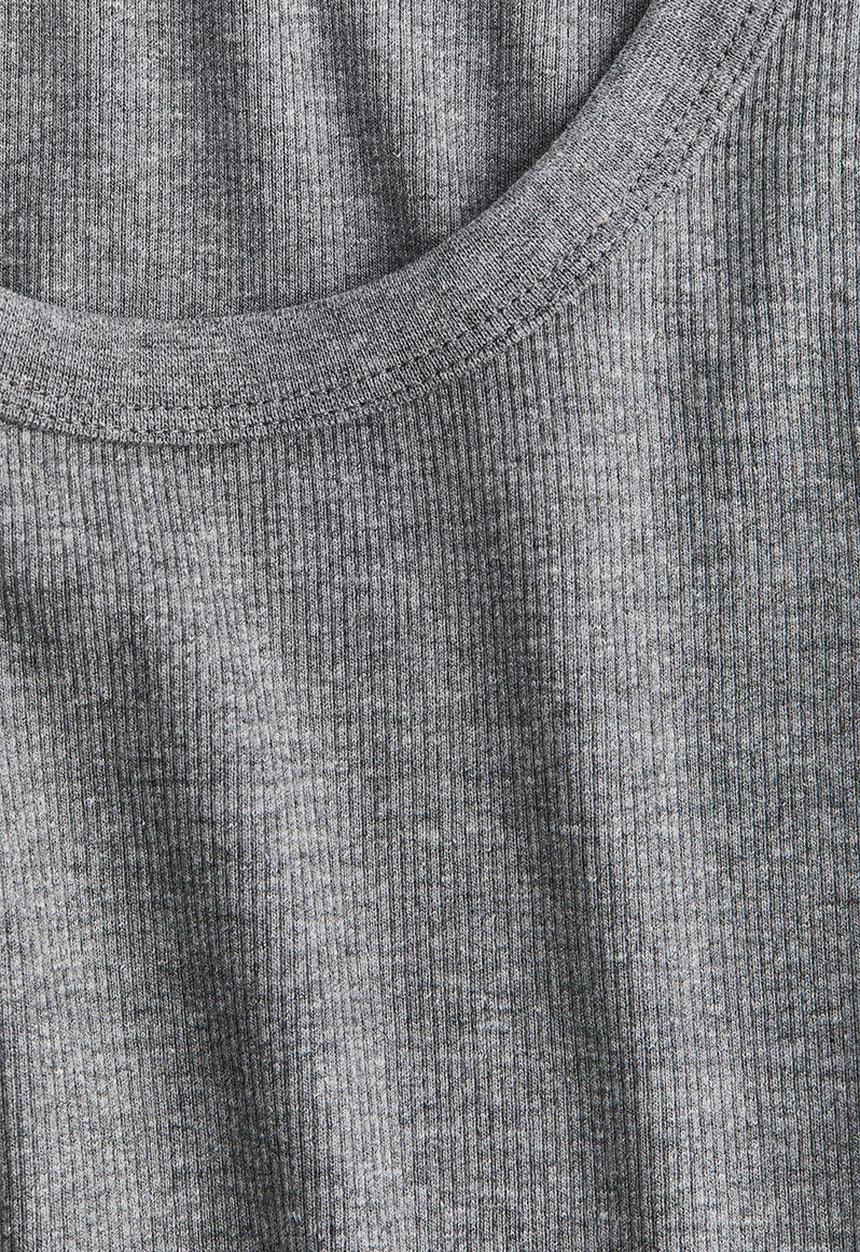 H&M - Ribbed vest top - grey marl 