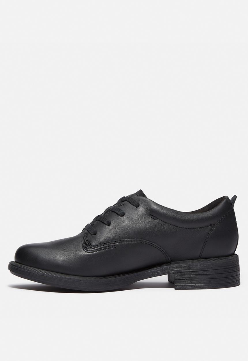 Timberland - Verona square lace up shoe - black full grain