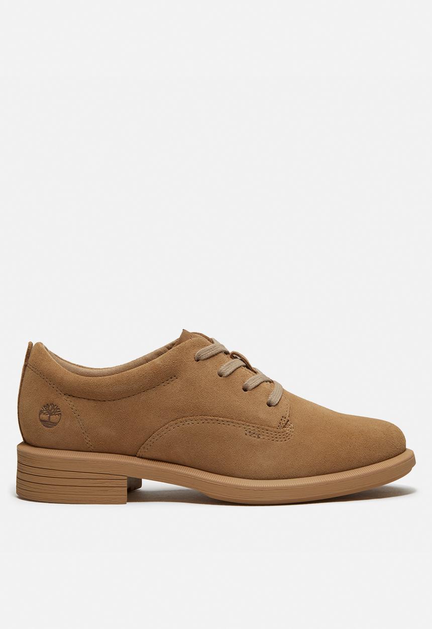 Timberland - Verona square lace up shoe - medium beige suede