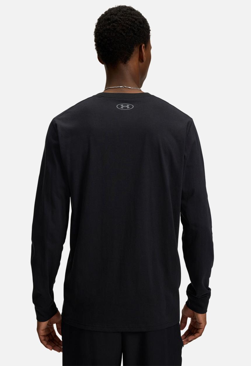 Under Armour - UA SPORTSTYLE LEFT CHEST LS Tee  - Black/Pitch Gray