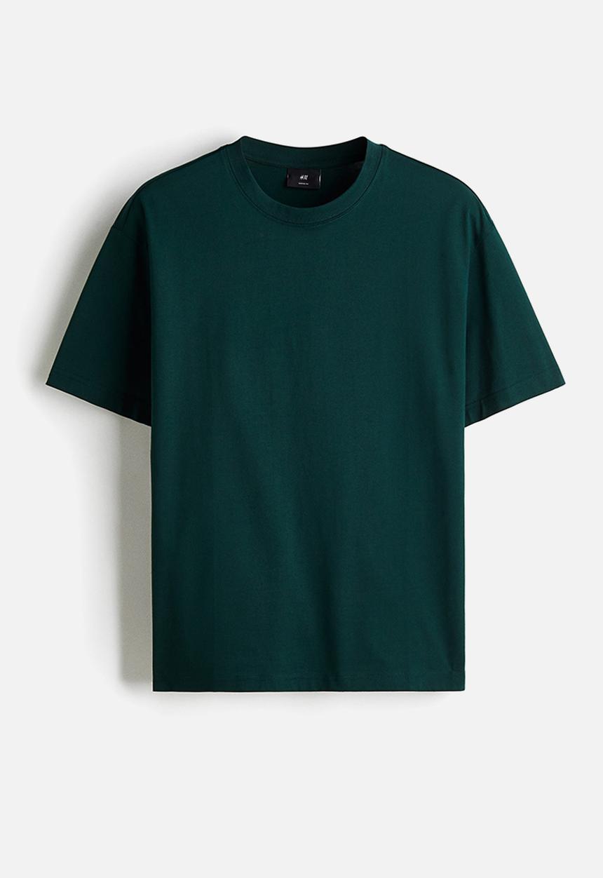 H&M - Relaxed fit -shirt - forest green