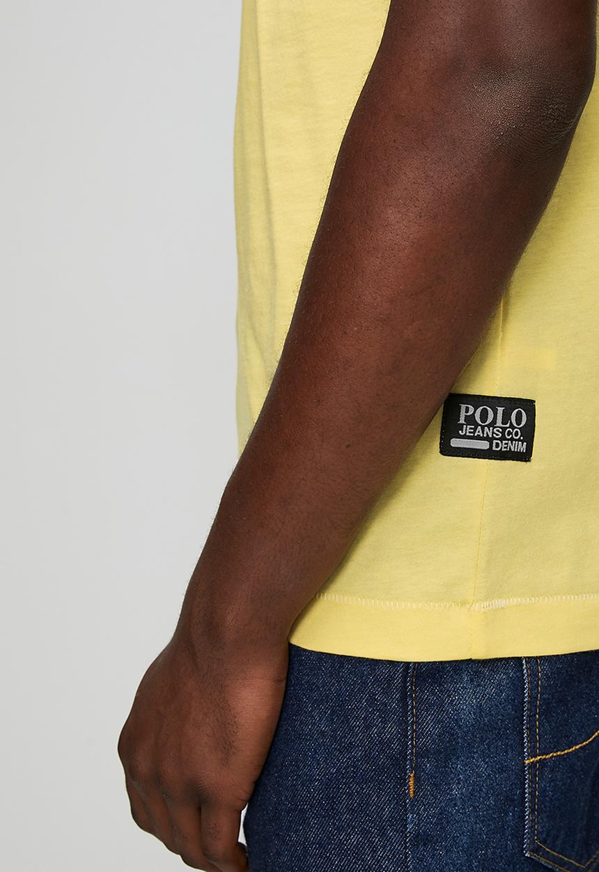 POLO - Ruey Pjc Short sleeve Glass Logo Tee - Light Yellow