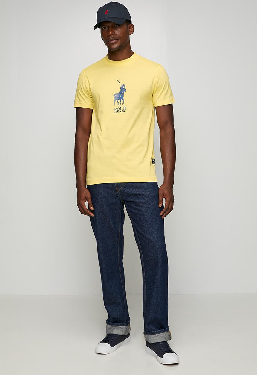 POLO - Ruey Pjc Short sleeve Glass Logo Tee - Light Yellow