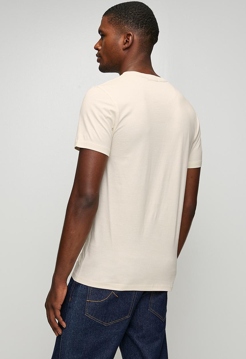 POLO - Cyrus Logo Print Ss Tee - Off White