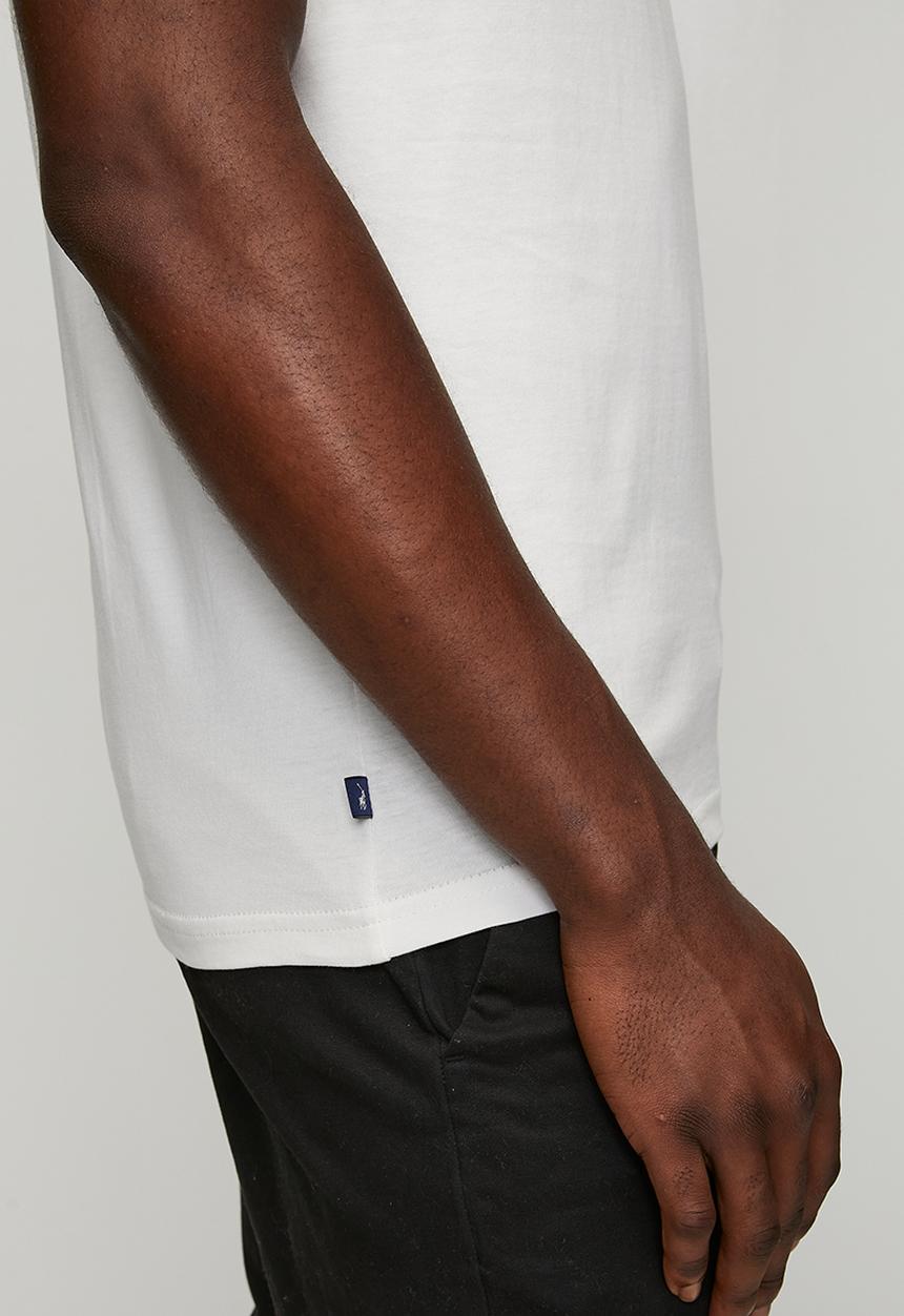 POLO - Fitz Logo Graphic Ss Tee - White