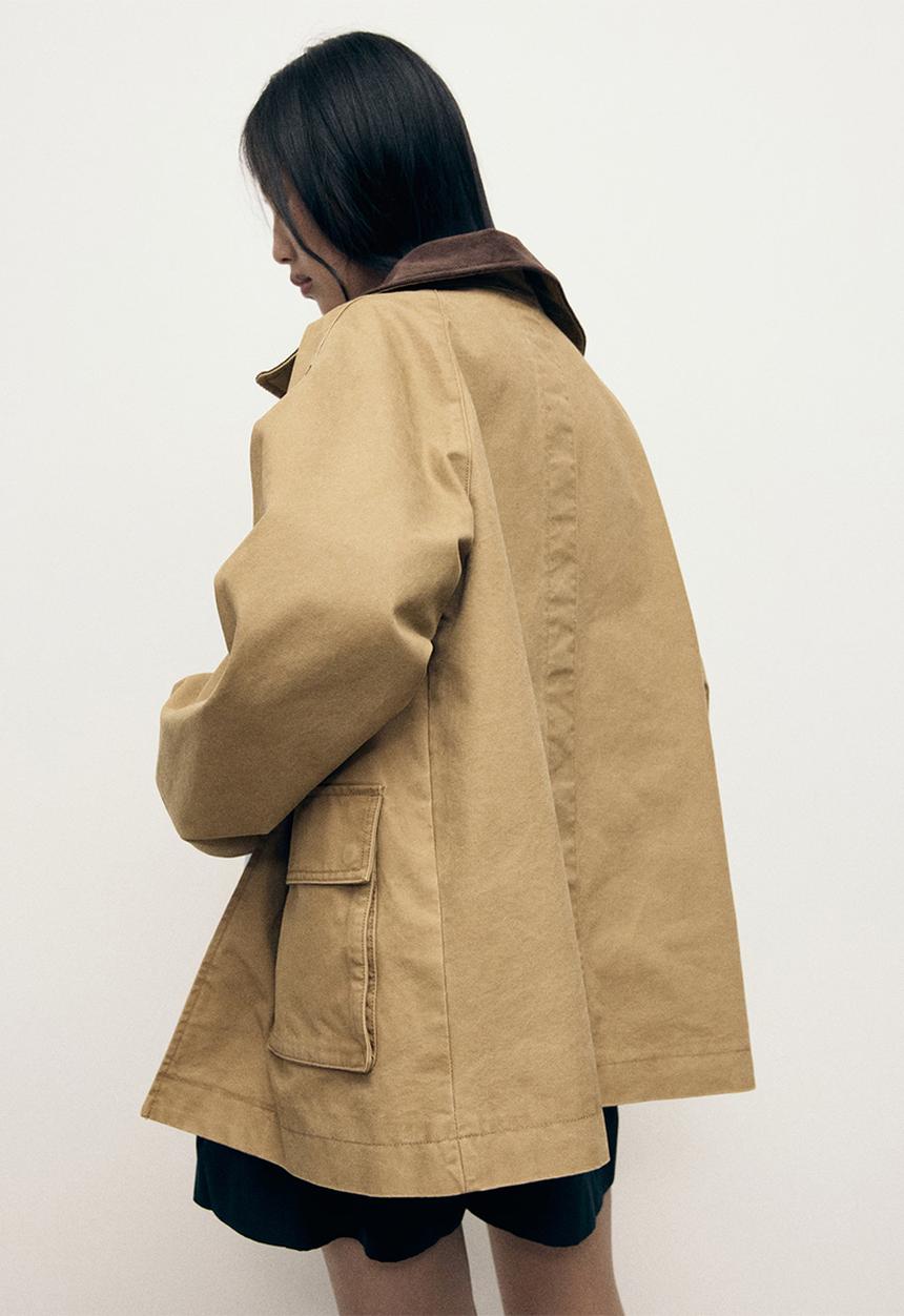 MANGO - Parka Fire - Medium Brown