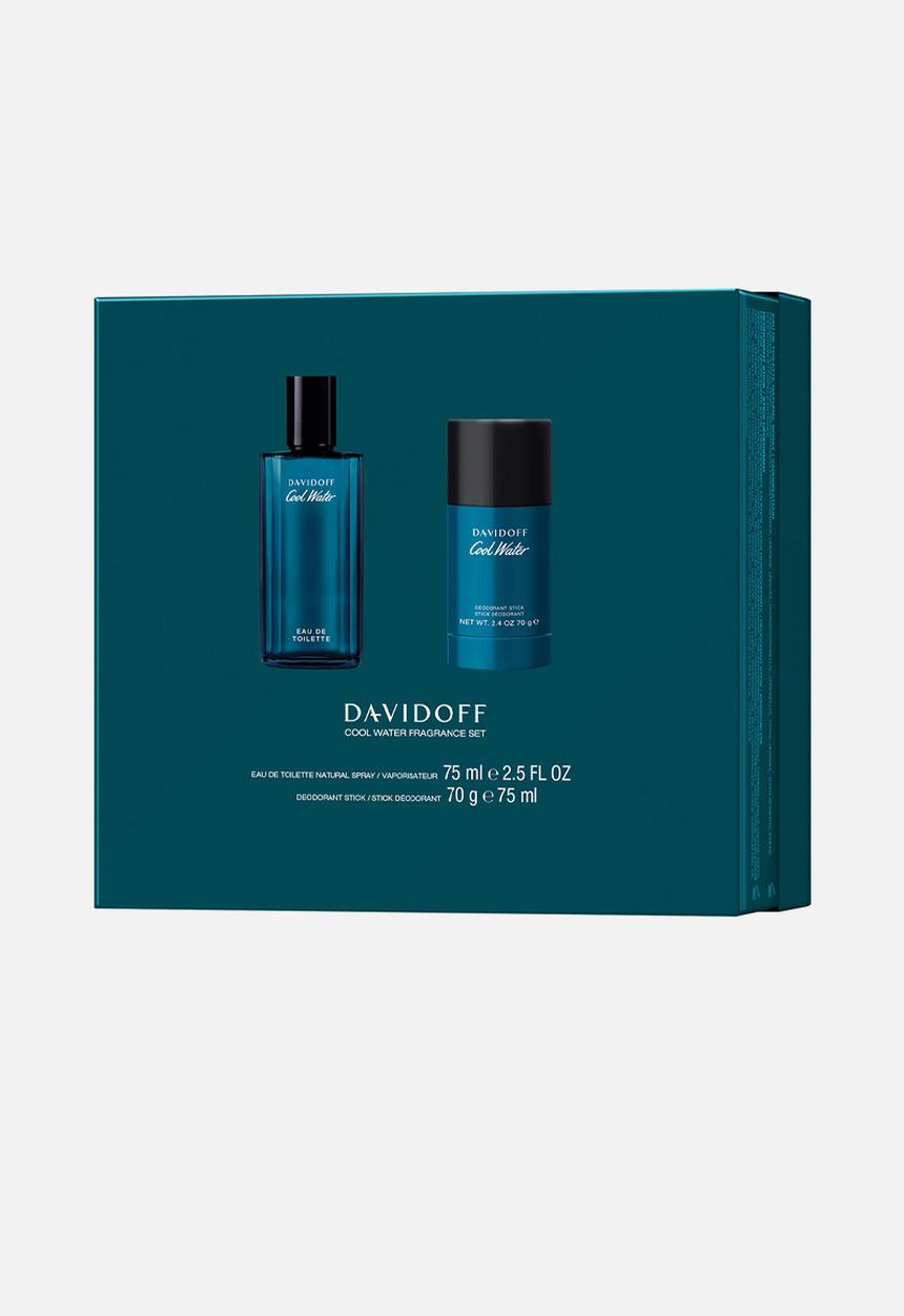 DAVIDOFF Fragrances - Davidoff Cool Waters Edt Gift Set + Deo - 75ml