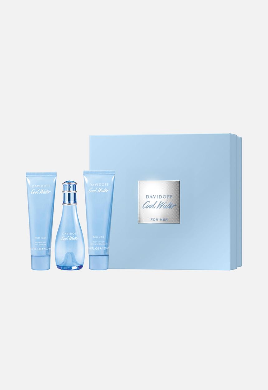 DAVIDOFF Fragrances - Davidoff Cool Waters Edt Trio Gift Set - 50ml