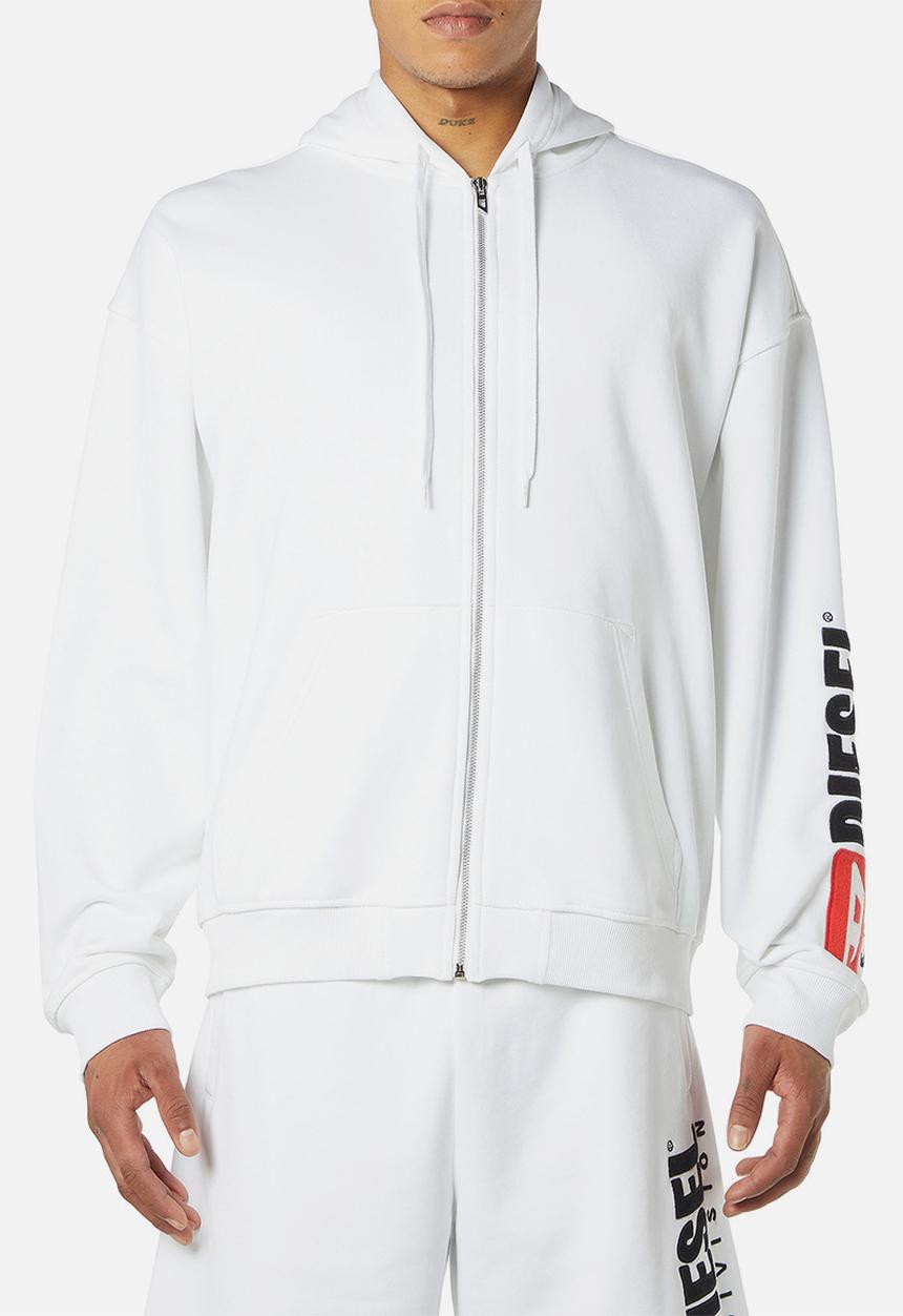 Diesel  - S-BOXT-ZIP-HOOD-DIV - White