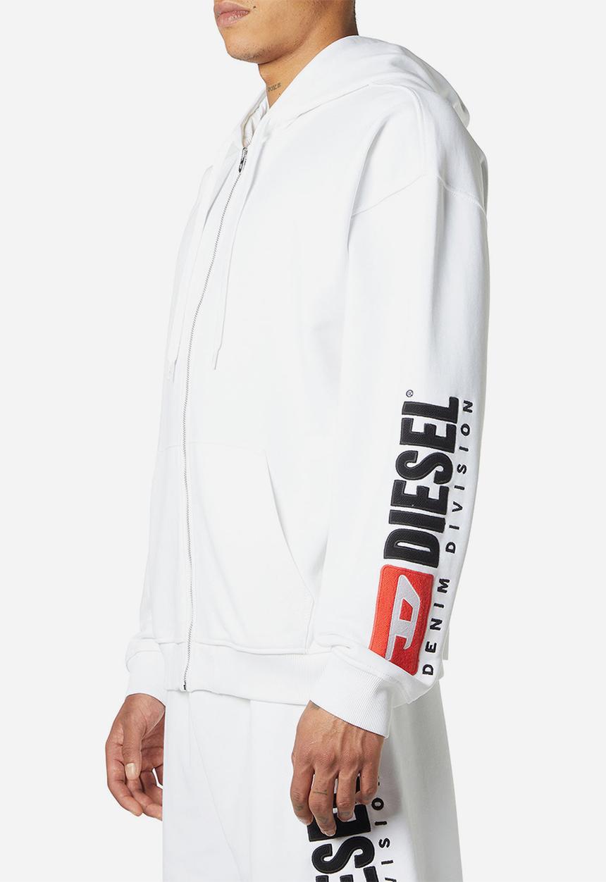 Diesel  - S-BOXT-ZIP-HOOD-DIV - White