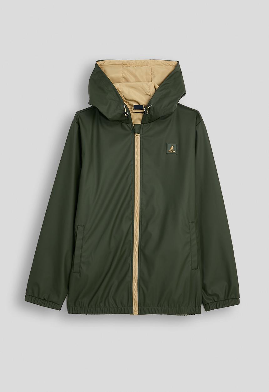 POLO - Boys mpho water repellant jacket - olive