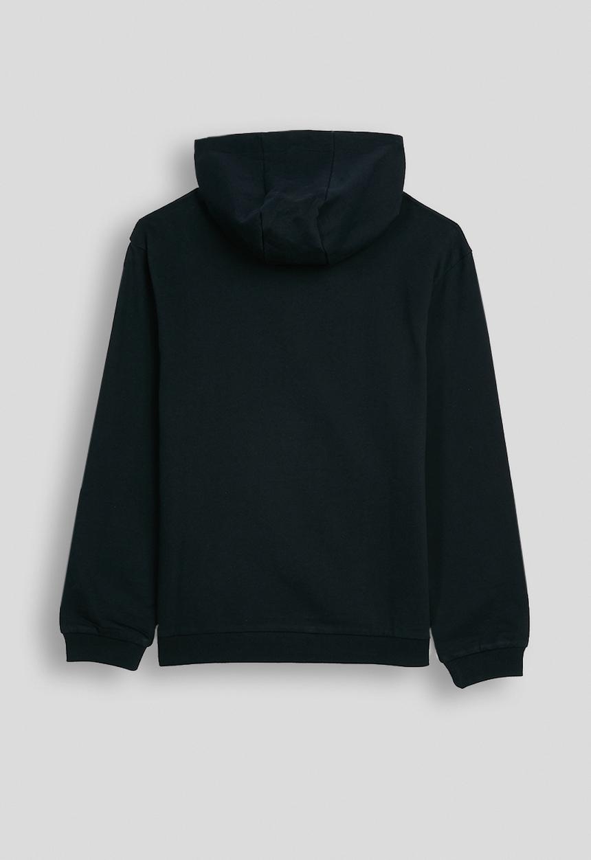POLO - Boys william embroidered hoody - navy
