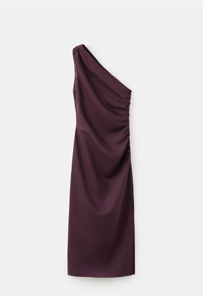 MANGO - Dress naty - dark red