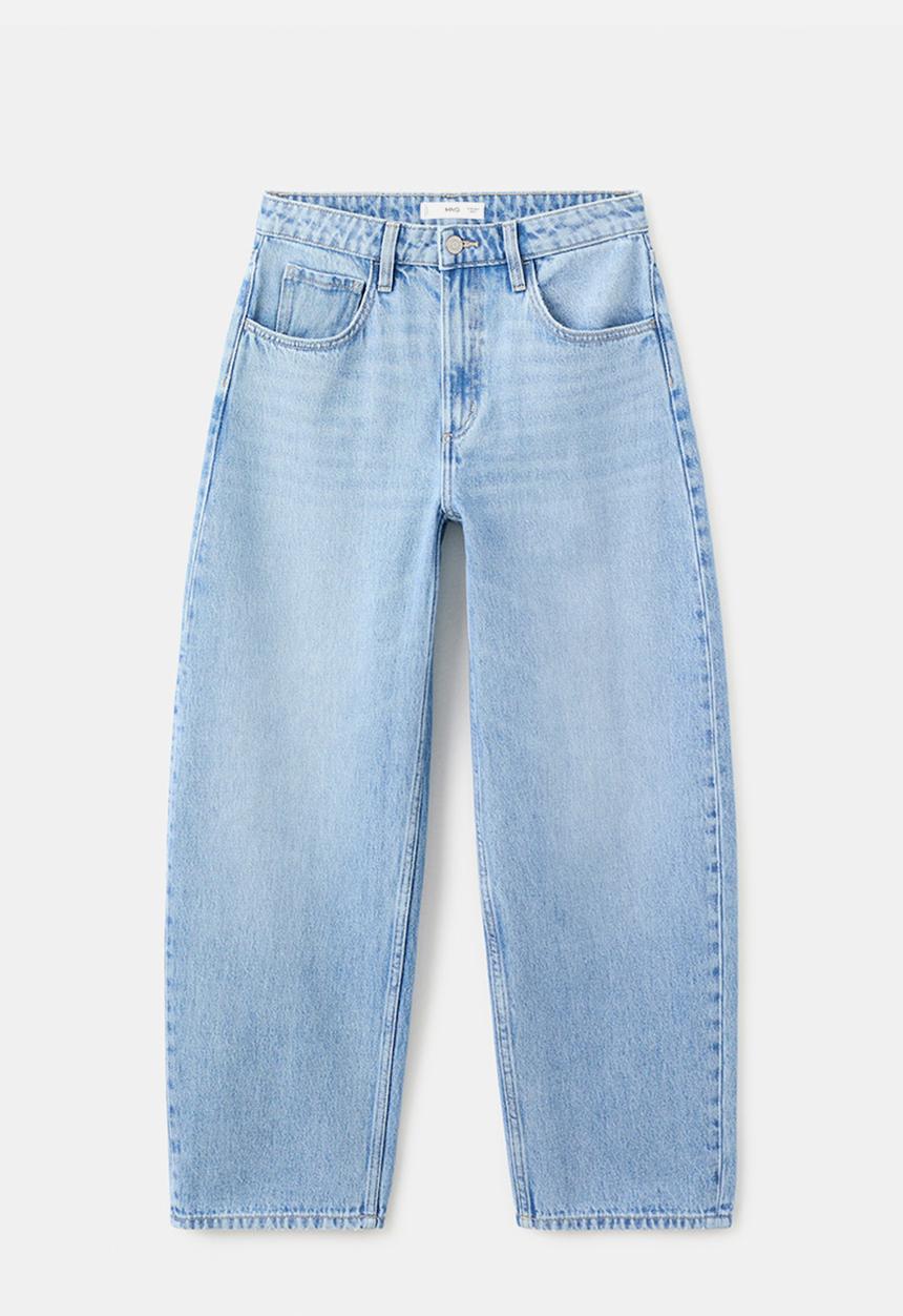 MANGO - Jeans bet - open blue