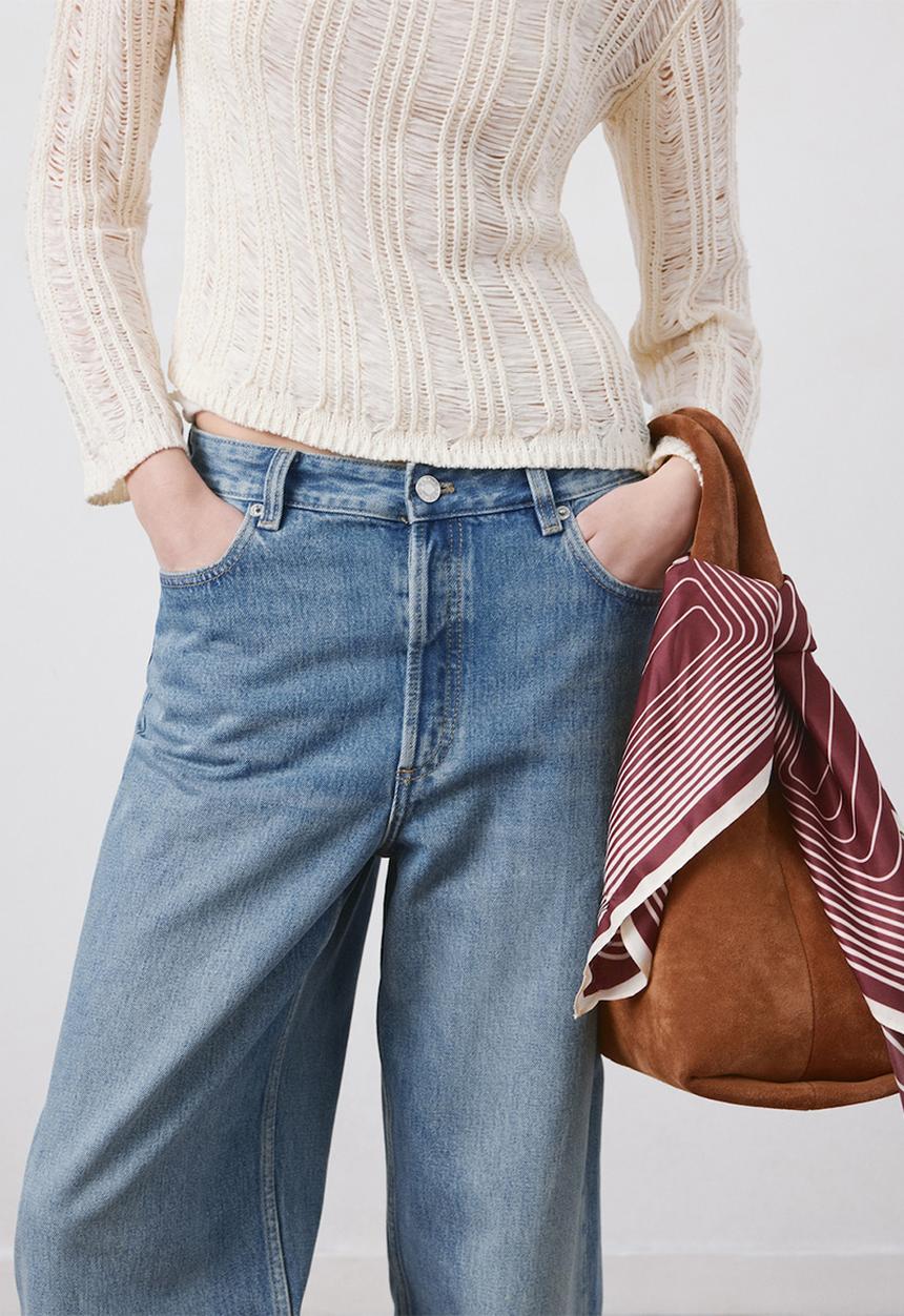 MANGO - Jeans newyork- open blue