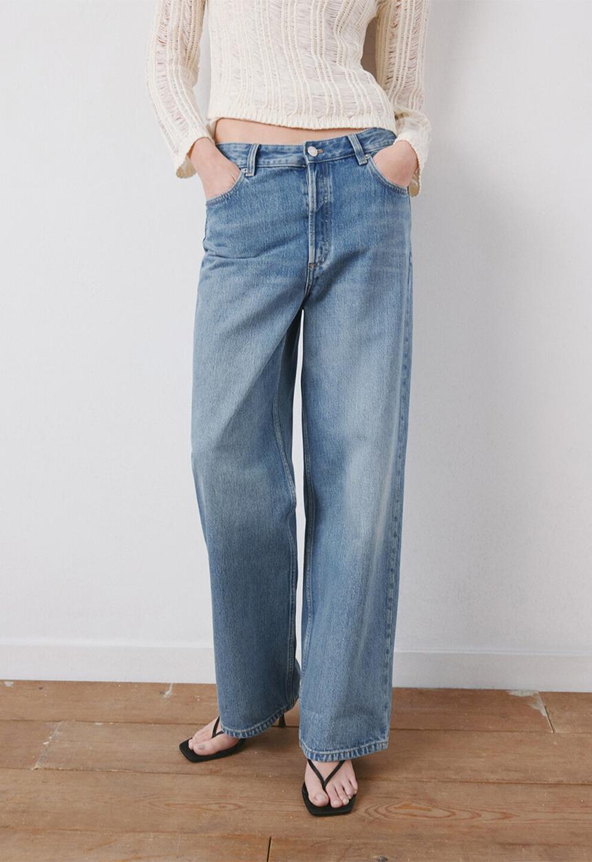 MANGO - Jeans newyork- open blue