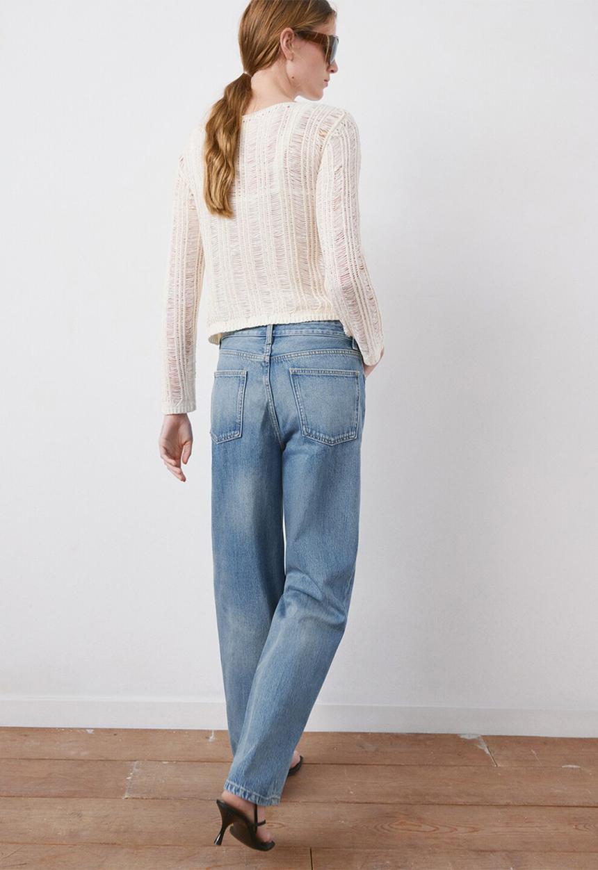 MANGO - Jeans newyork- open blue