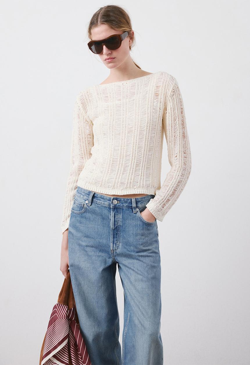 MANGO - Jeans newyork- open blue