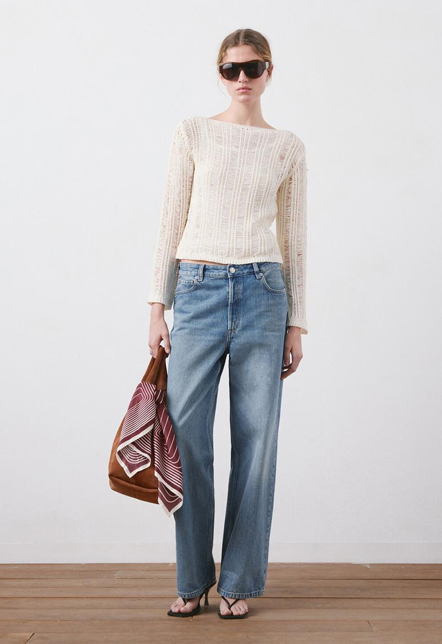MANGO - Jeans newyork- open blue