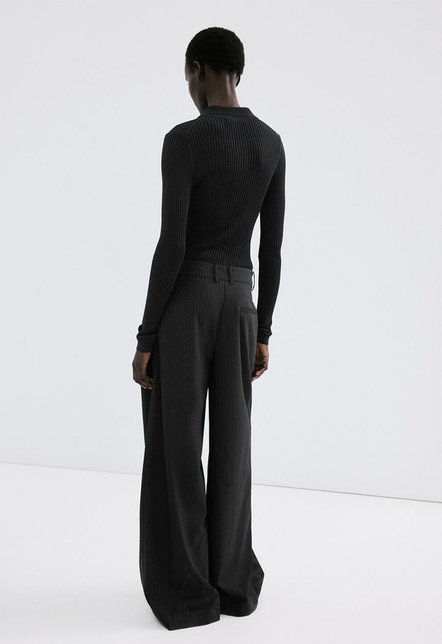 MANGO - Jumpsuit irim- black