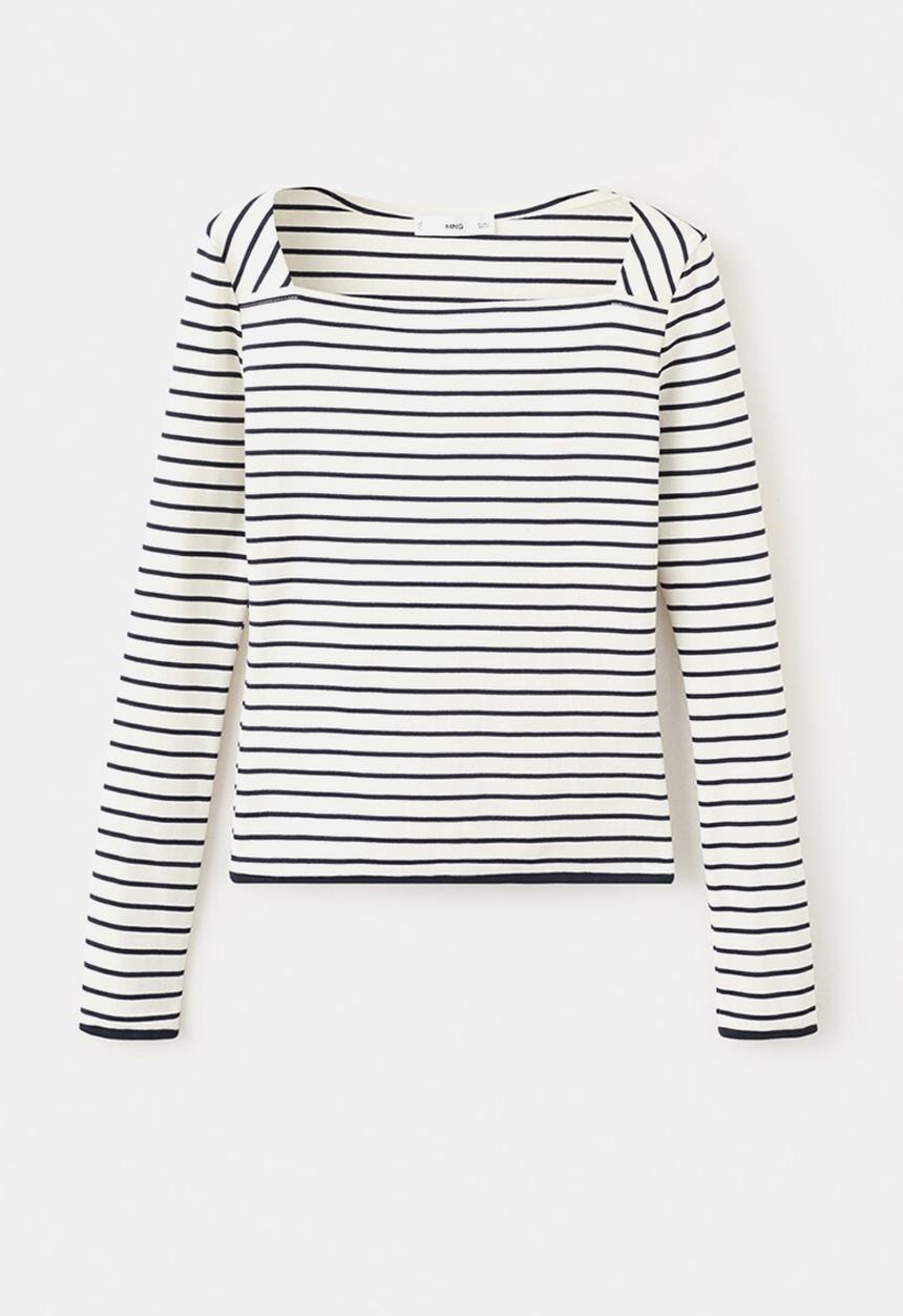 MANGO - T-shirtporta - natural