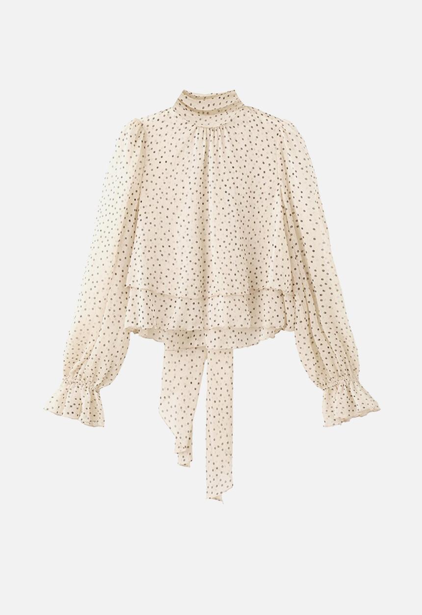 MANGO - Blouse lurdes- light beige