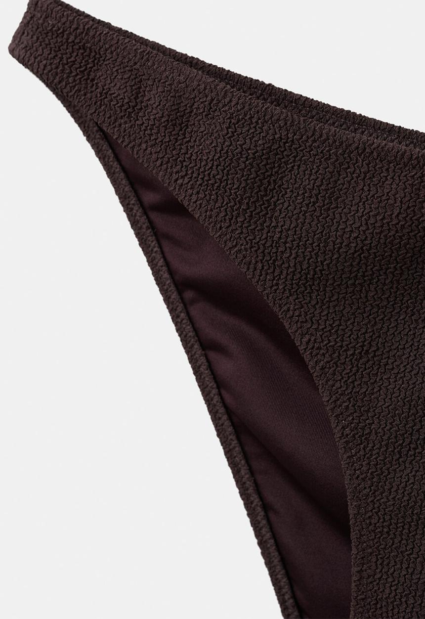 MANGO - Bikini pantie sifnos- brown