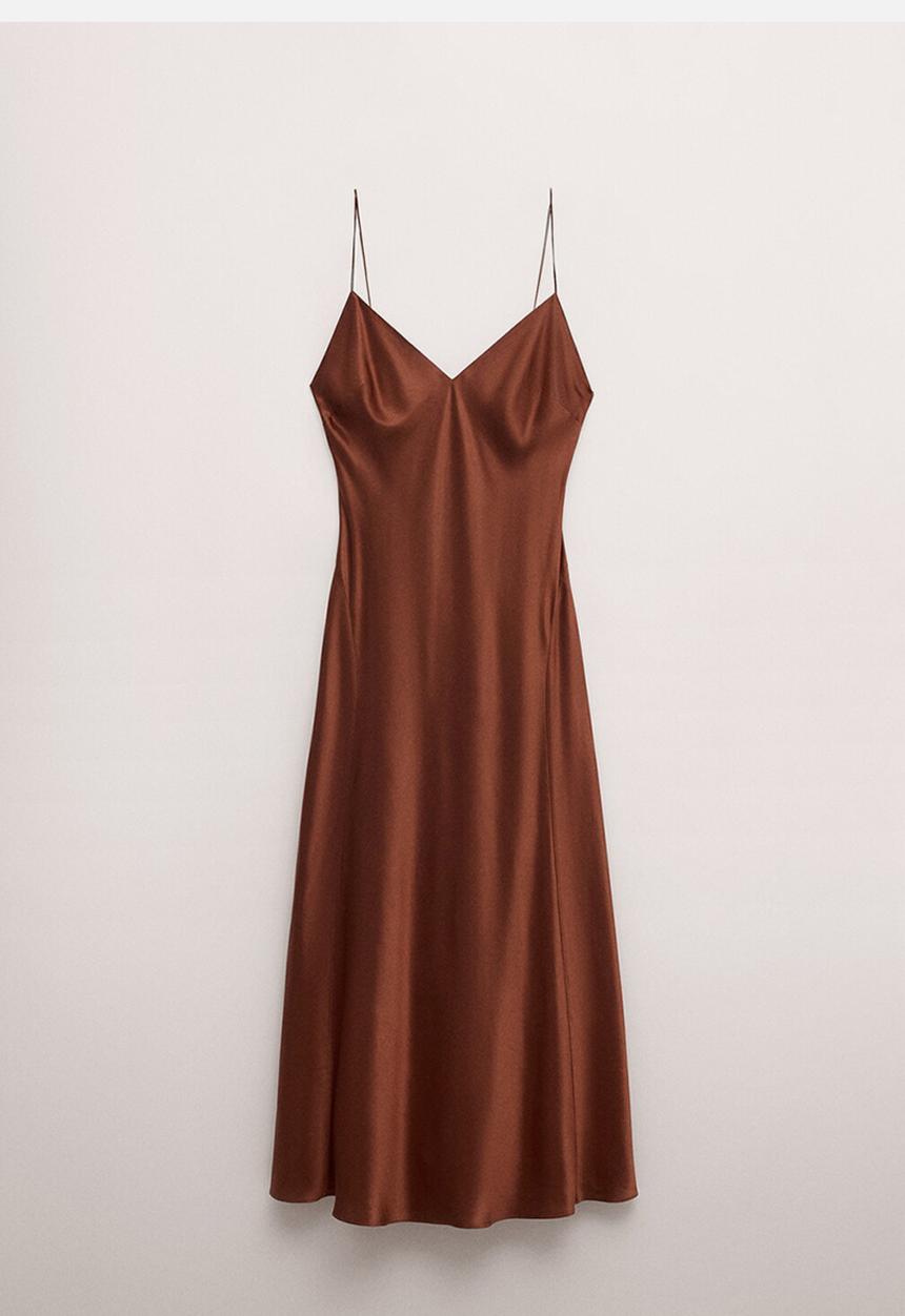 MANGO - Dress marcela - medium orange