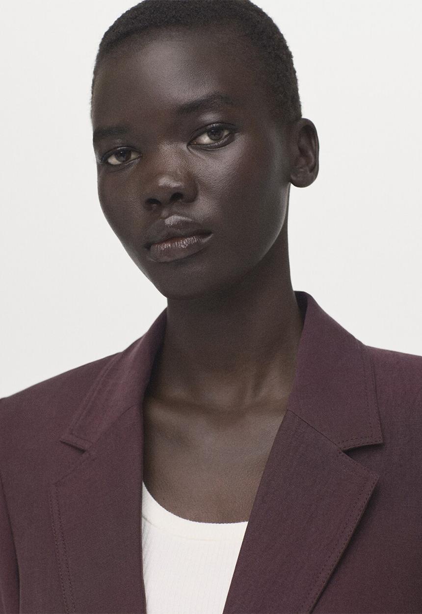MANGO - Blazer veronica- medium purple