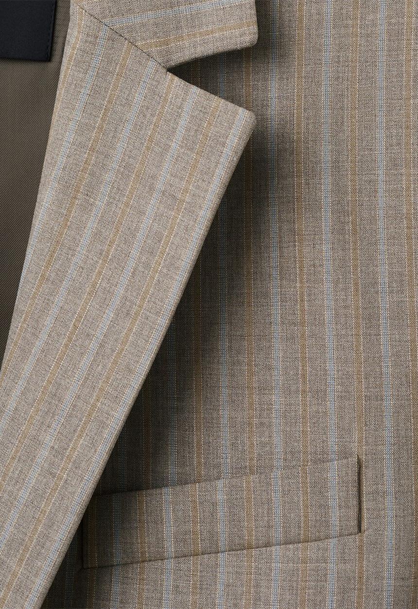 MANGO - Blazer sol- medium brown