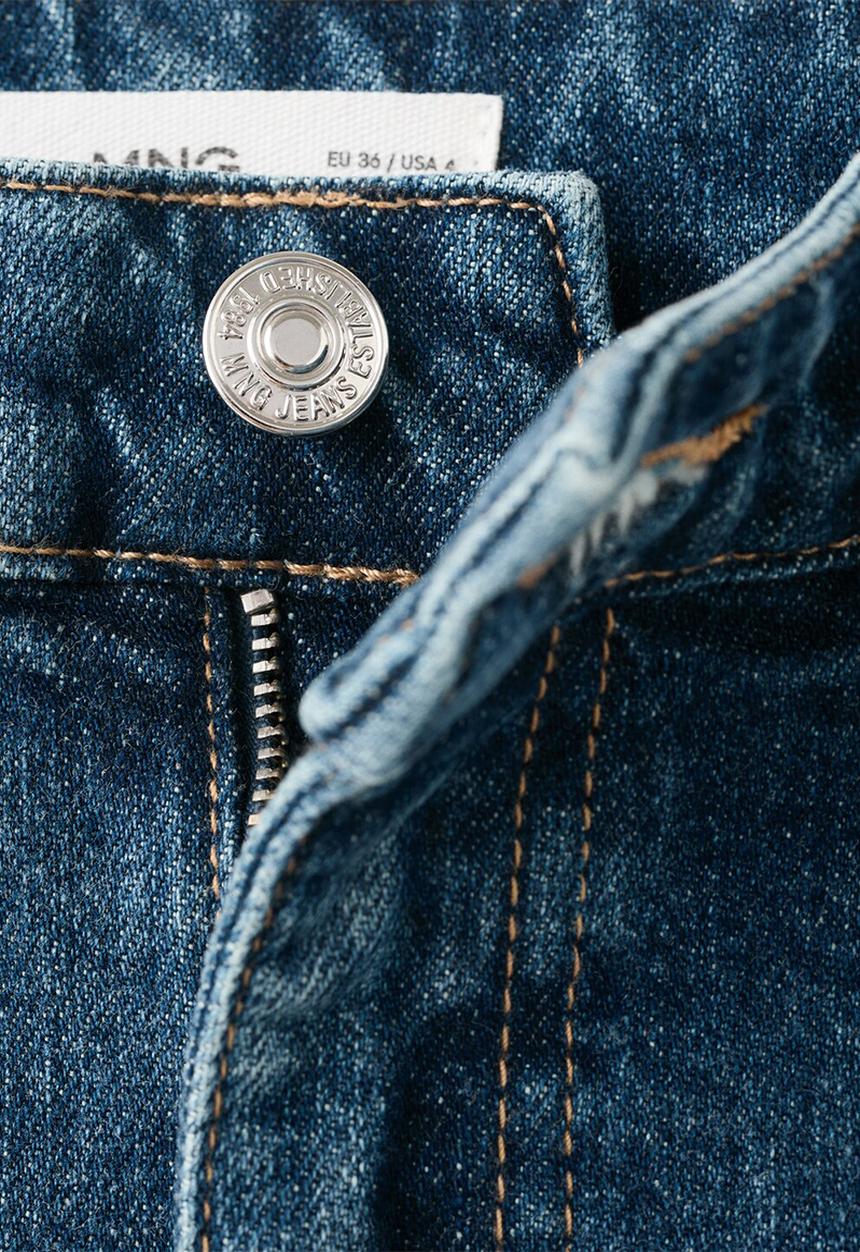 MANGO - Jeans claudia  -  open blue