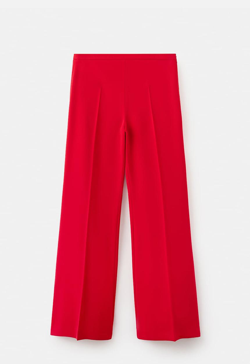 MANGO - Trousers iguana- red
