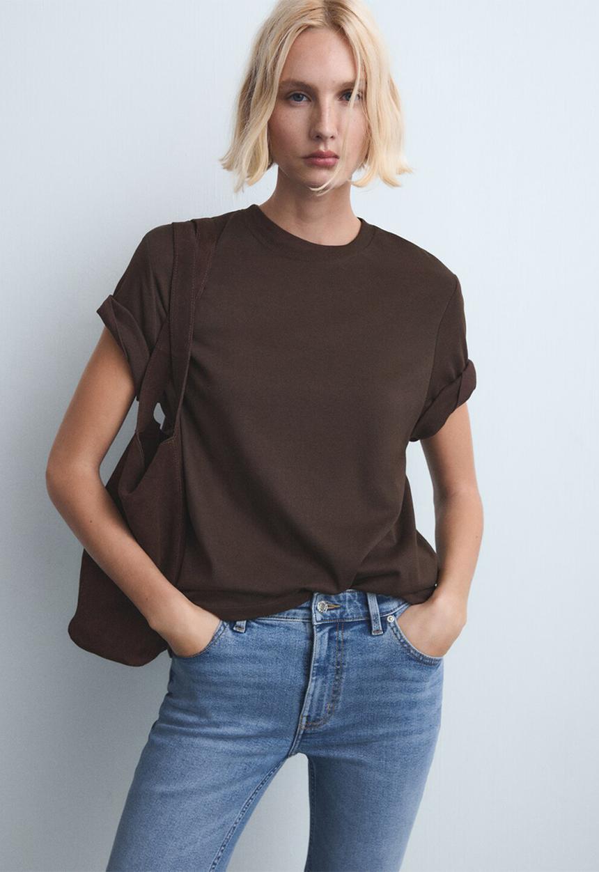 MANGO - Jeans sienna- open blue