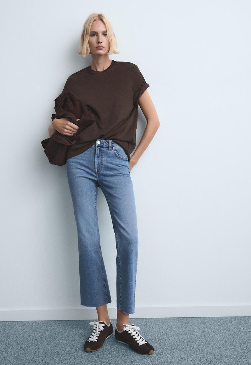 MANGO - Jeans sienna- open blue